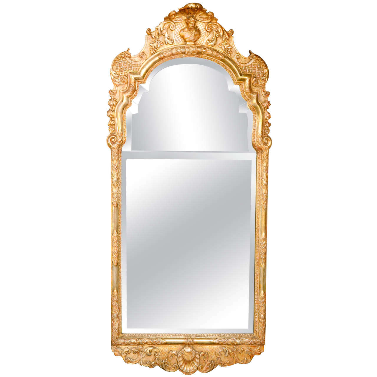 19th Century English Giltwood Mirror