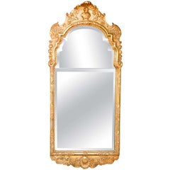 Miroir anglais en bois doré du XIXe siècle
