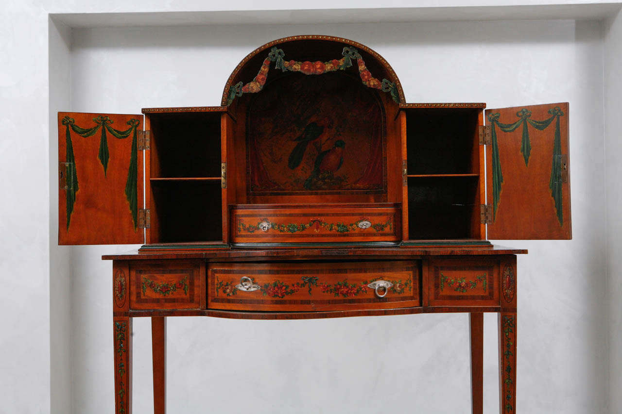 19th Century English Ladies Writing Desk In Good Condition For Sale In Los Angeles, CA