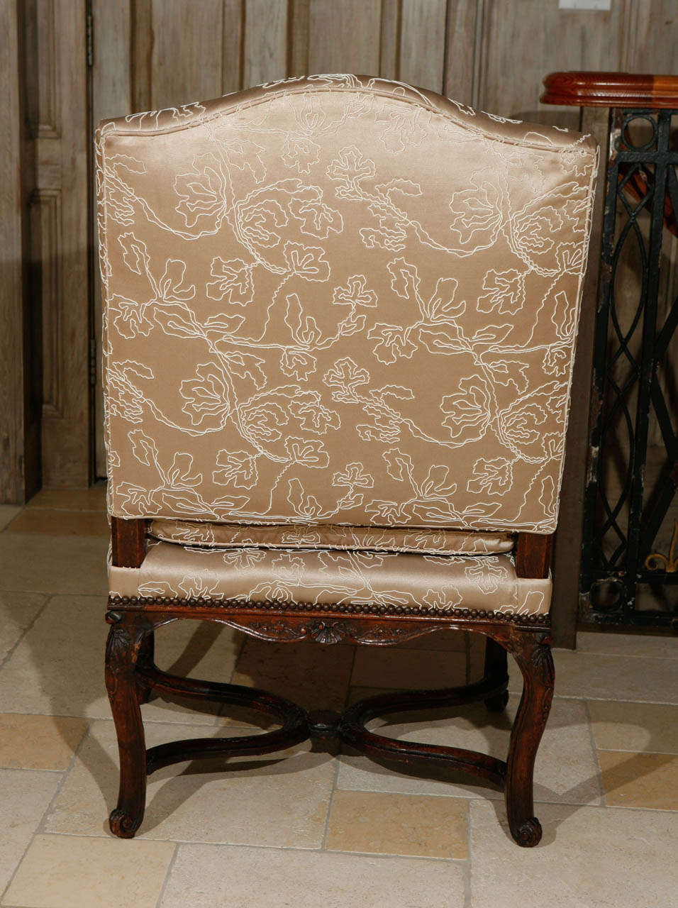 18th Century French Regence Single Walnut Armchair 1