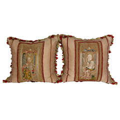 Pair of 16th Century Italian Fragment Pillows