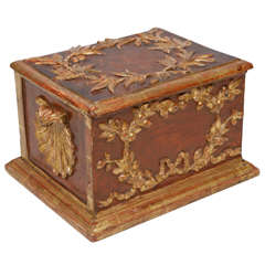 19th Century Italian Giltwood Box