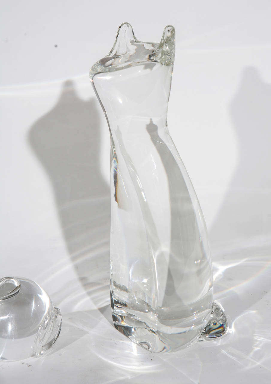 Gruppe von 5 Steuben Glas Tiere (amerikanisch)