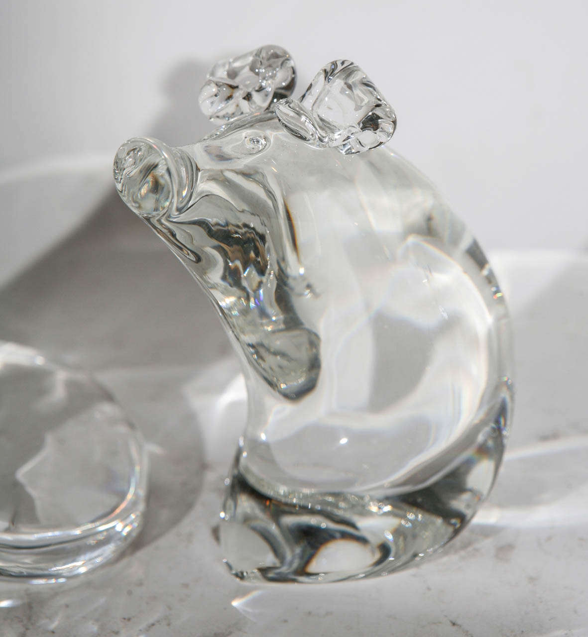 Gruppe von 5 Steuben Glas Tiere 1