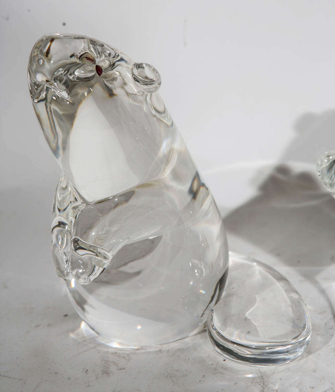 Gruppe von 5 Steuben Glas Tiere 2