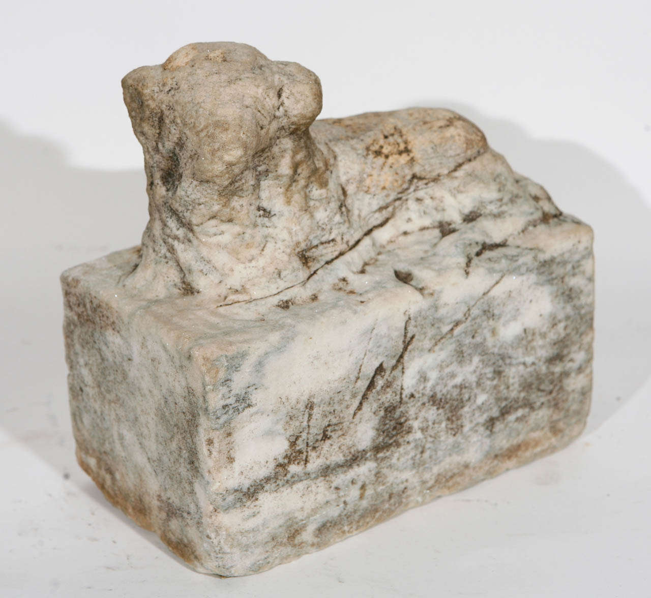 16th Century French Carved Marble Animal Sculpture at 1stDibs