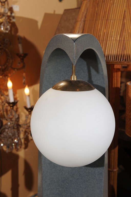 Fiberglass Milo Baughman Mid-Century Floor Lamp