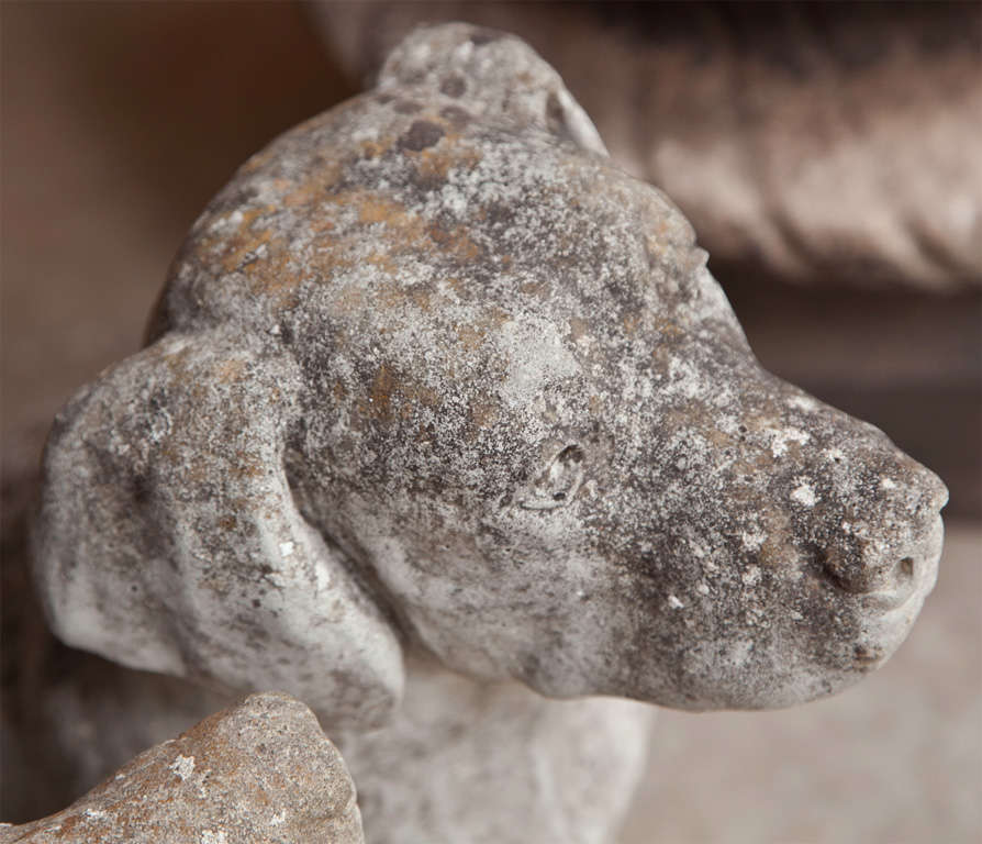 labrador stone statue