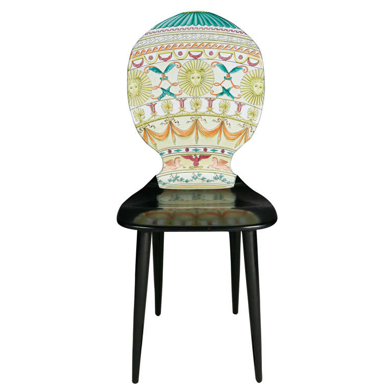 A "Mongolfiera" Chair by Atelier Fornasetti