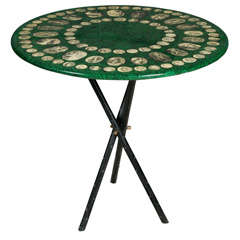 An early "Cammei" Table by Piero Fornasetti.