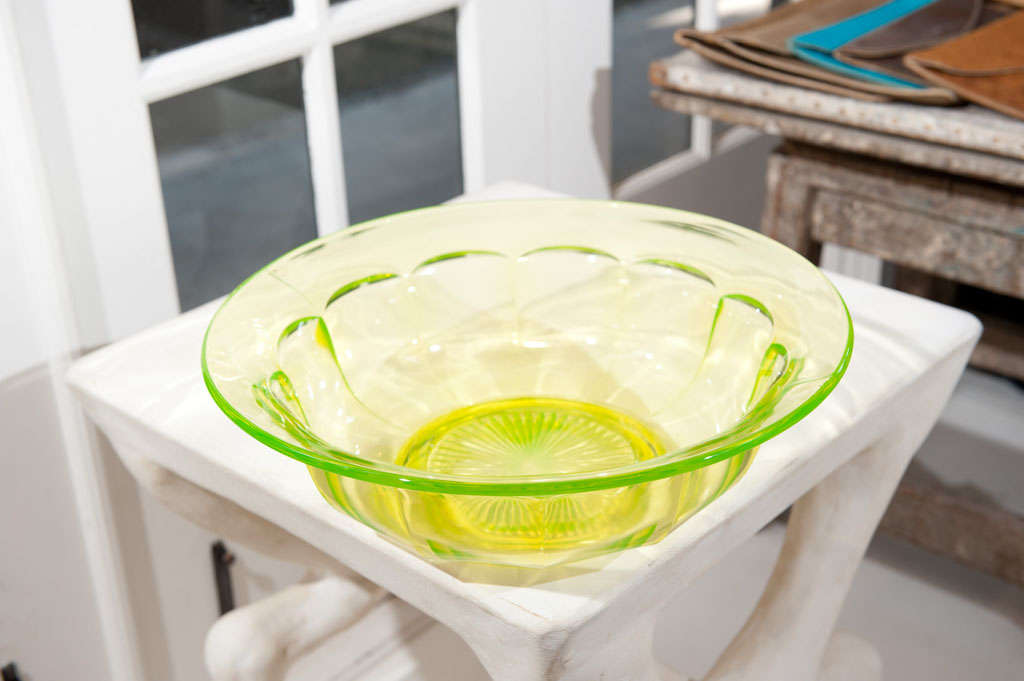 uranium glass fish bowl