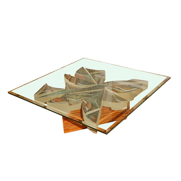 Contemporary artist Laddie John Dill Coffee Table