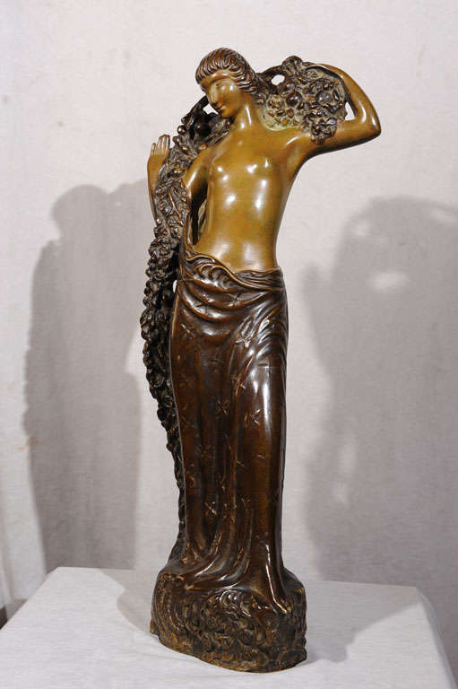 Bronze Art Déco Signé « G. Gillot », Édition Pomone en vente 2