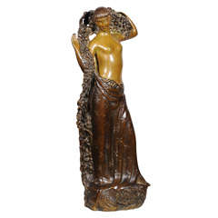 Art Deco Bronze Signed "G. Gillot," Pomone Edition 12