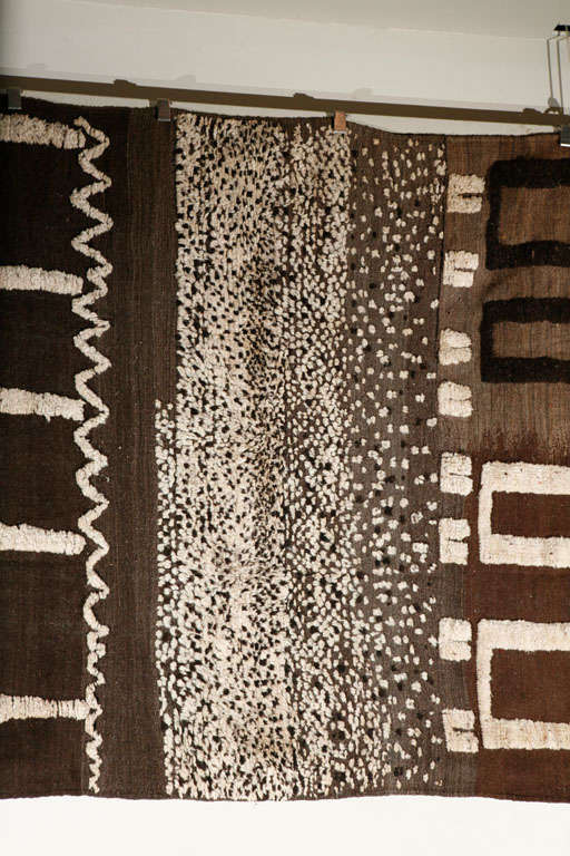 Mid-20th Century Vintage Moroccan Tribal Rug For Sale