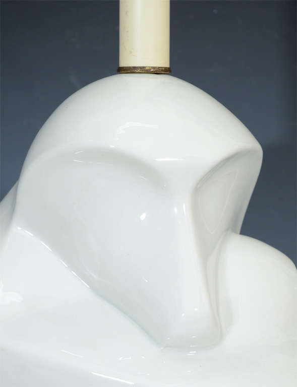 20th Century French Mid Century Ceramic Monkey Form Lamp