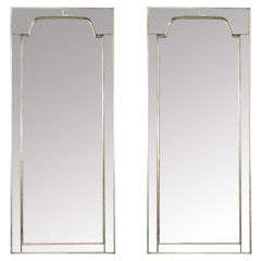 Pair of Vintage Mirrors with "Aged" Patina