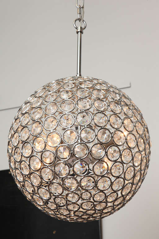 Modernist "Disco Ball" Chandelier For Sale at 1stDibs | disco ball ...