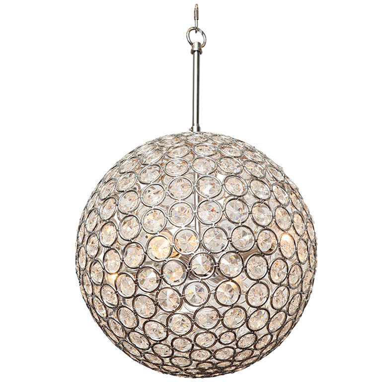 Modernist "Disco Ball" Chandelier For Sale at 1stDibs disco ball