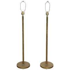 pair of 1960's Brass Floor Lamps