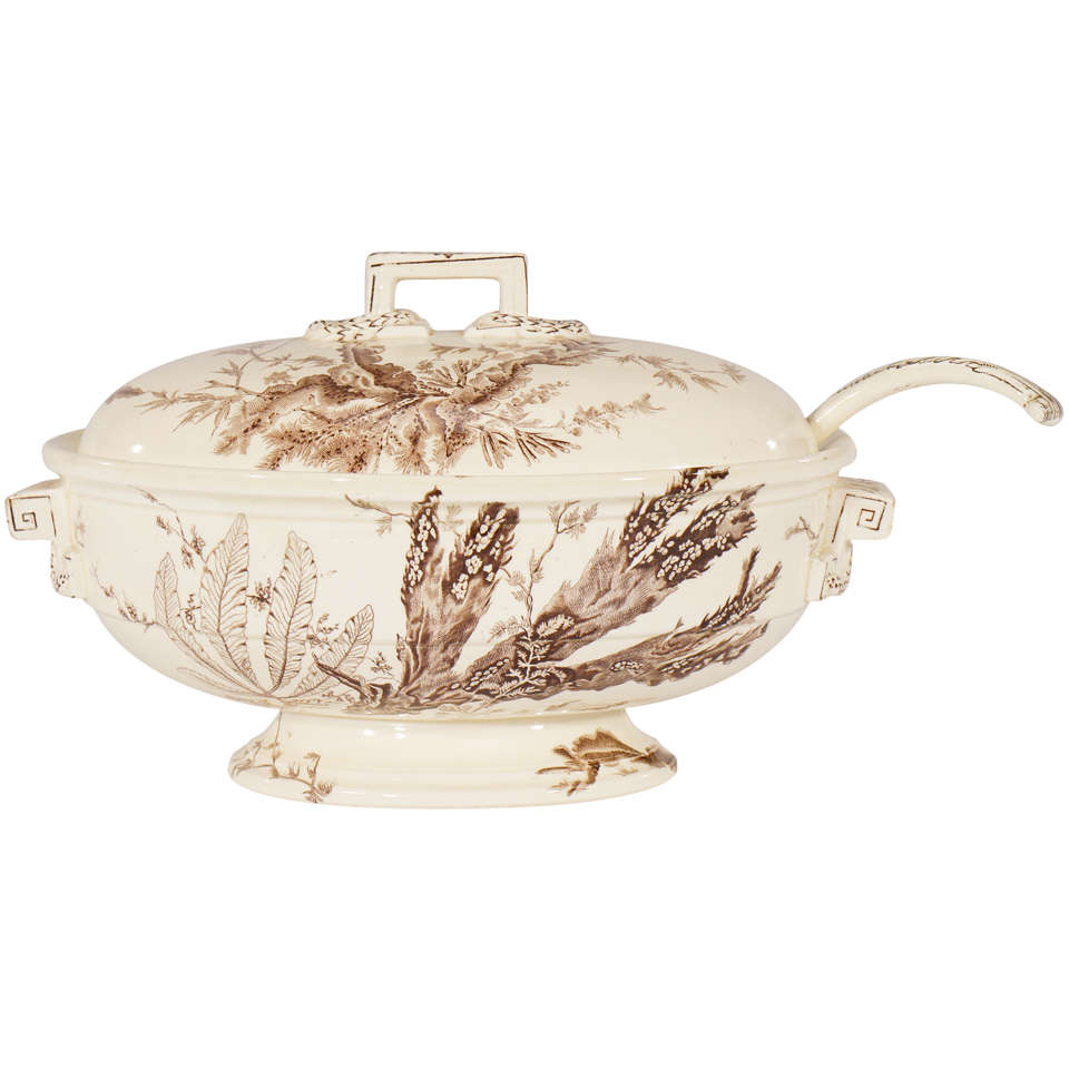 Wedgwood "Aesthetic Movement" Creamware Soup Tureen at 1stDibs