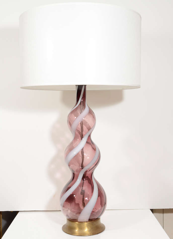 Italian Murano Glass Lamp