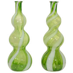 Pair of Italian Glass Vases 9