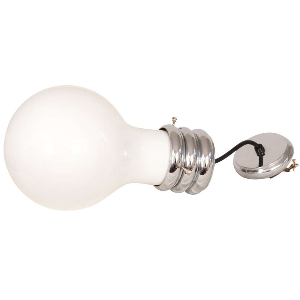 Large Hanging Light Bulb For Sale