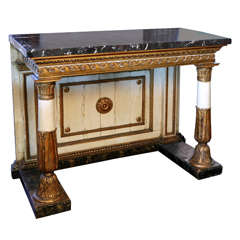 Empire Marble Top Console