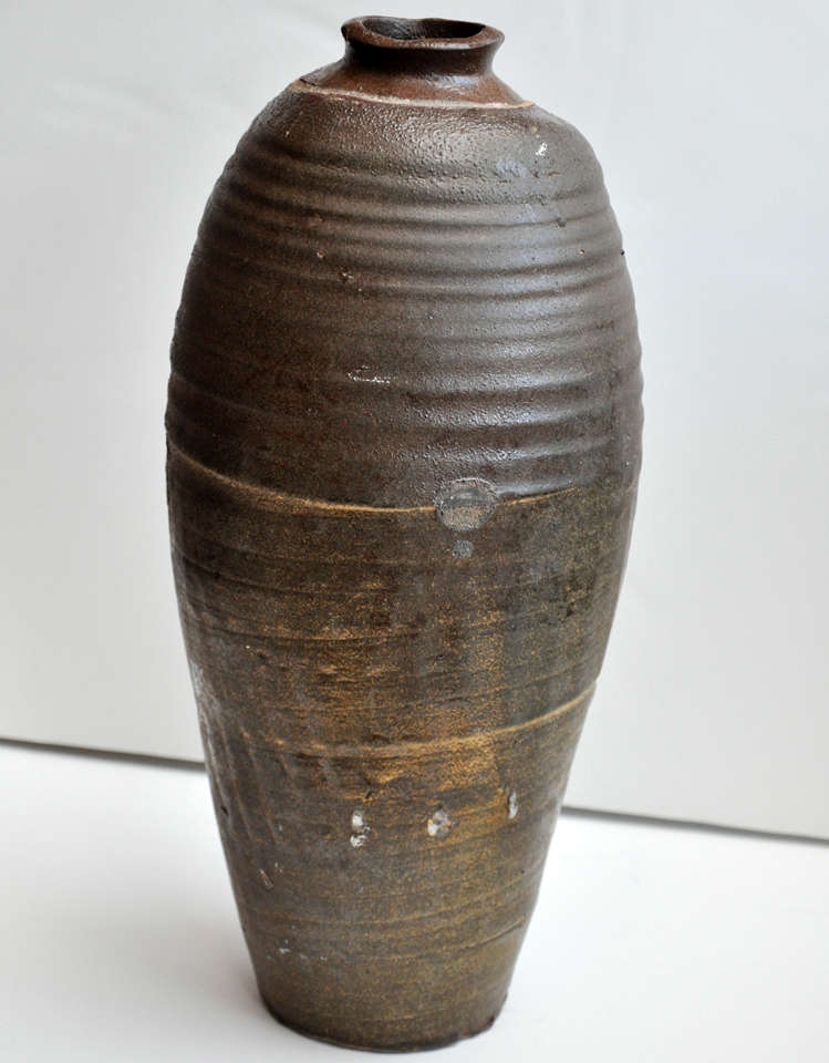 18th Century and Earlier Rare Large Chinese Wine Storage Bottle