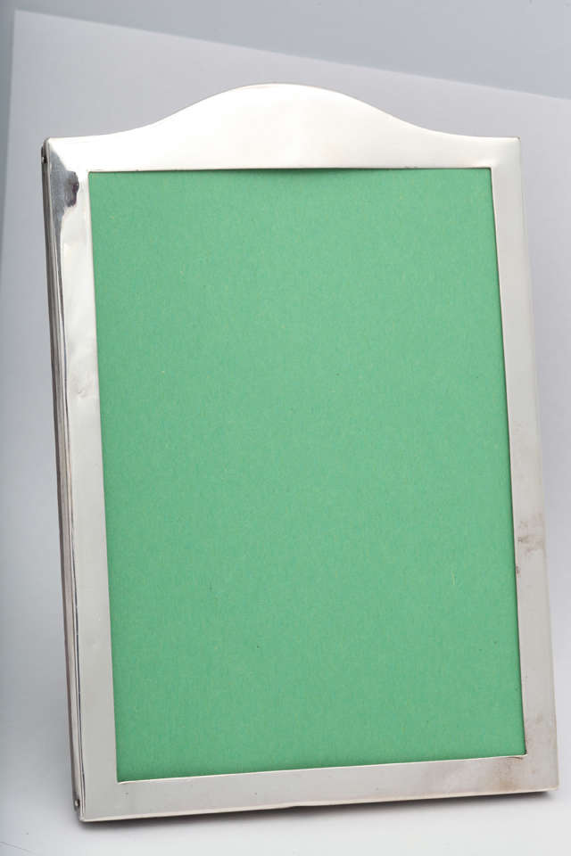 Art Deco Sterling Silver "Hump Top" Picture Frame