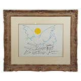 Pablo Picasso's "World Without Weapons" Lithograph