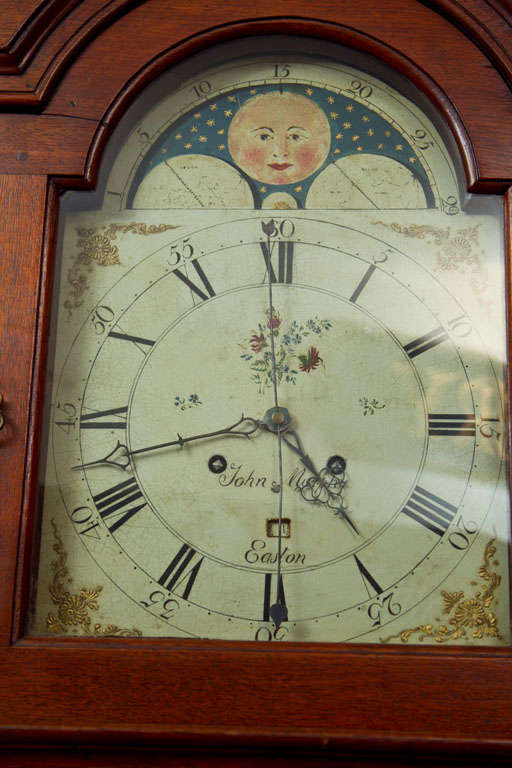 American Pennsylvania Tallcase clock signed  