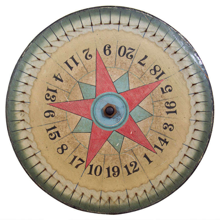 Large Double-Sided Carnival Game Wheel