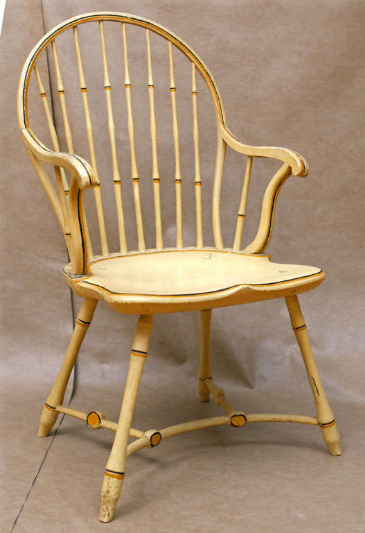 A windsor chair with the unusual feature of 