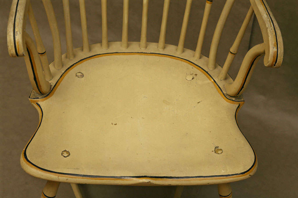 American Painted Windsor Arm Chair 3