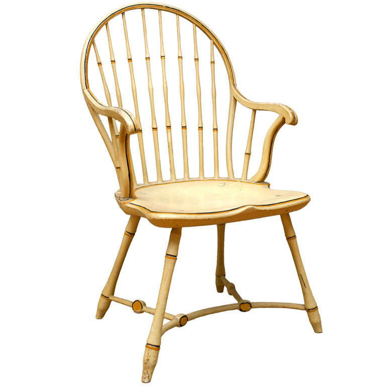 American Painted Windsor Arm Chair