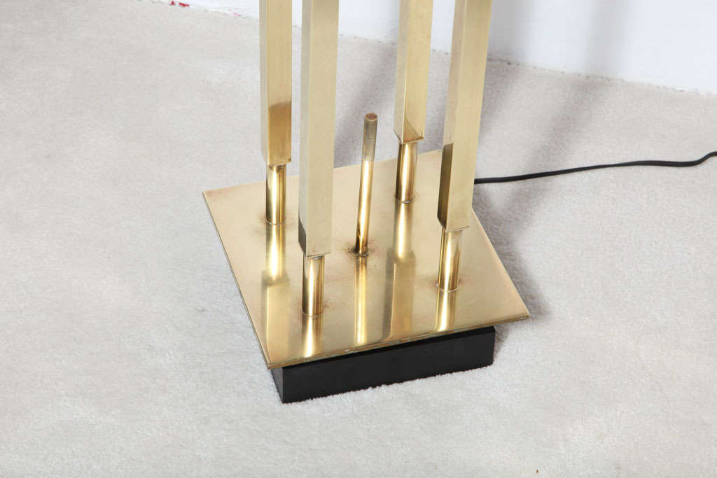 Mid-20th Century Unique Stiffel Tall Brass Lamp