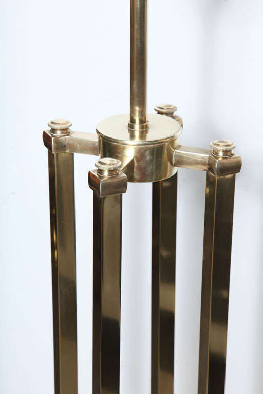 Unique Stiffel Tall Brass Lamp 3