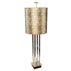 Unique Stiffel Tall Brass Lamp