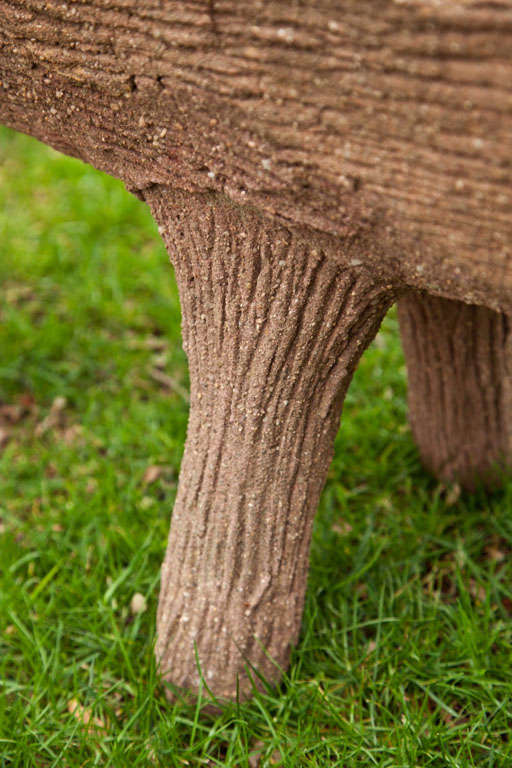 Cast Stone Faux Stone Bench