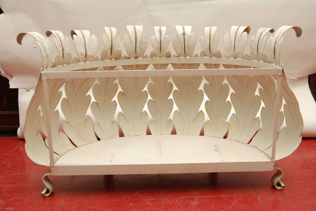 French Tole Planter or Fire Place Fender