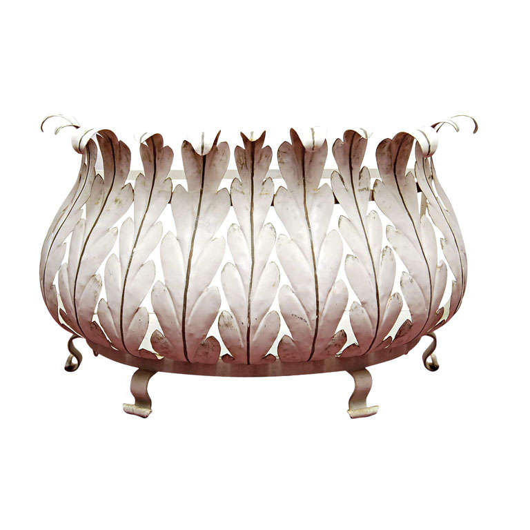 Tole Planter or Fire Place Fender
