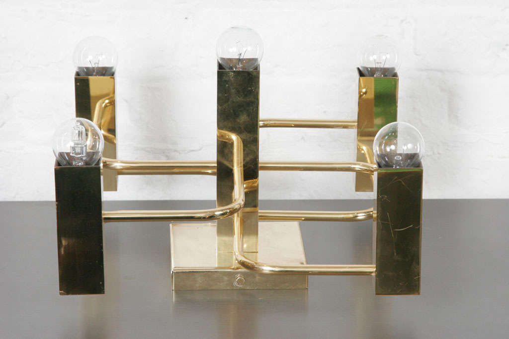 Vintage Brass Ceiling Light