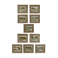 One of a Kind Oil on Board Landscape Scene by D. McDaniel