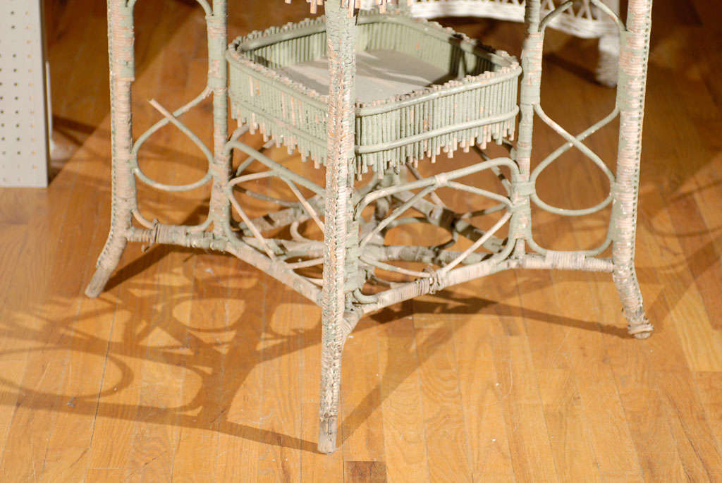 American Rattan Table c. 1890s by Wakefield Rattan Co. 1