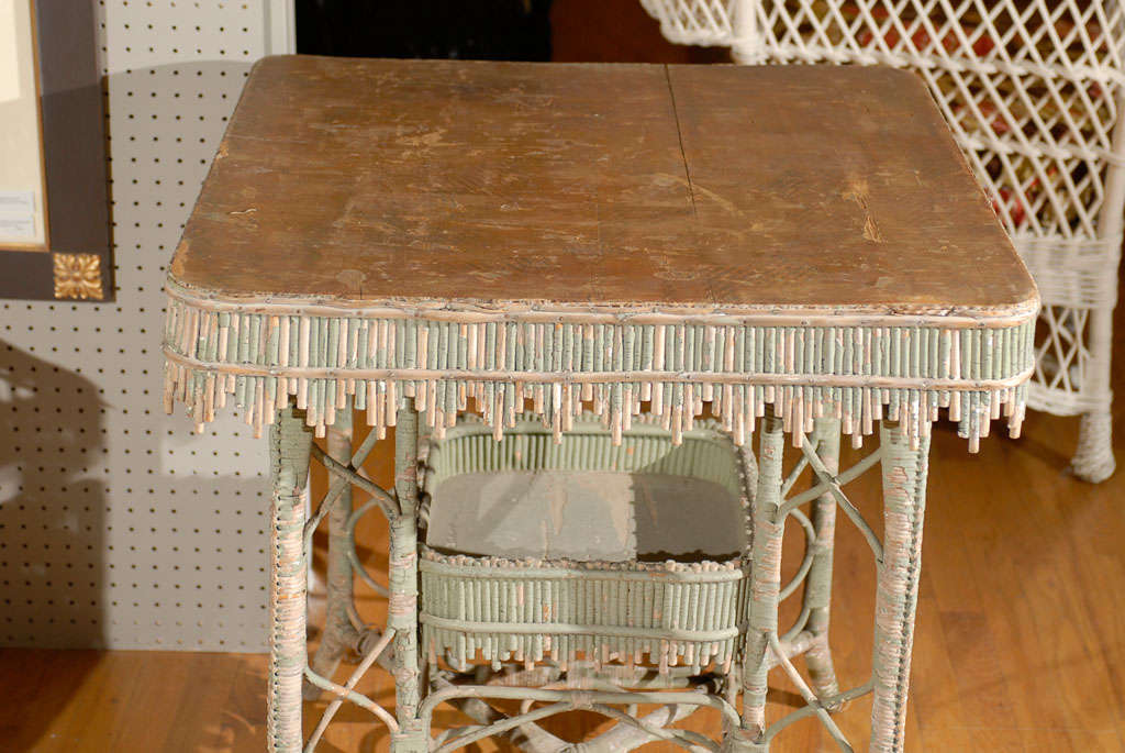 American Rattan Table c. 1890s by Wakefield Rattan Co. 4