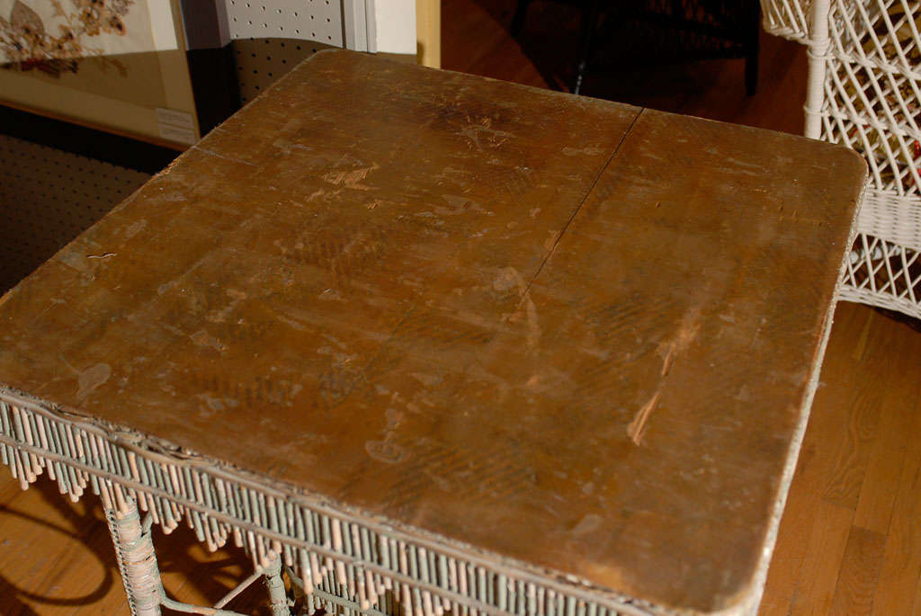 American Rattan Table c. 1890s by Wakefield Rattan Co. 5