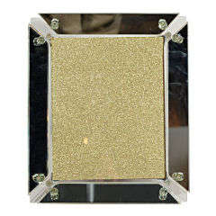 1940
s Hollywood Mirrored and Glass Picture Frame
