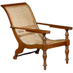 Cane Woven Plantation Chair